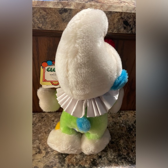 Vintage 1983 Clown Smurf with original tag - Picture 3 of 9